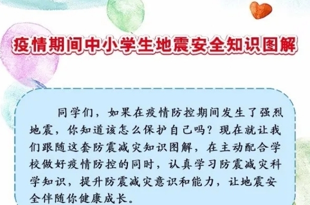 中小學生地震安全知識圖解